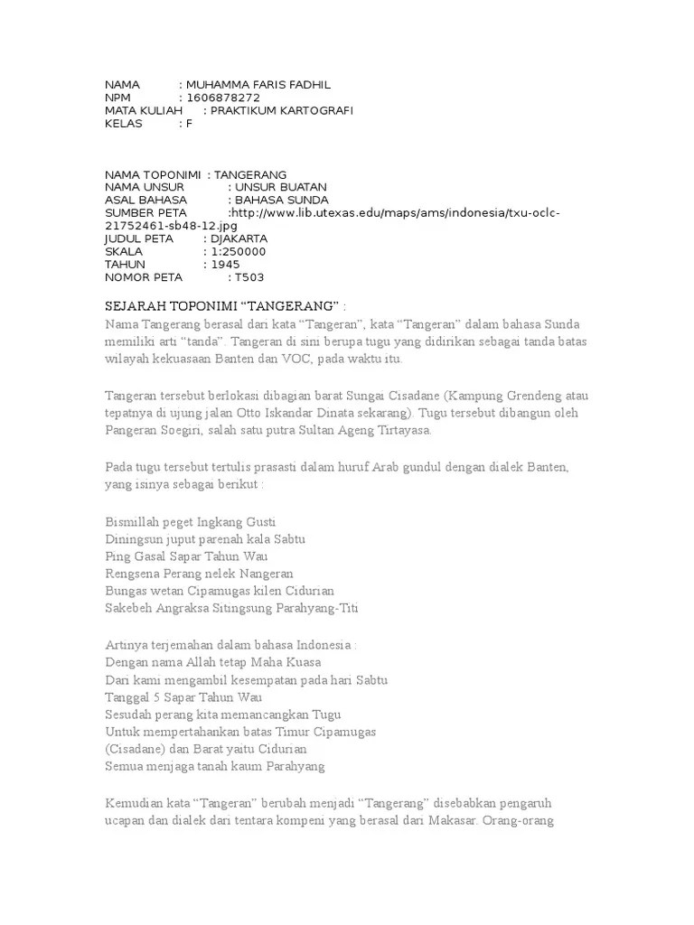 Toponimi Individu | PDF