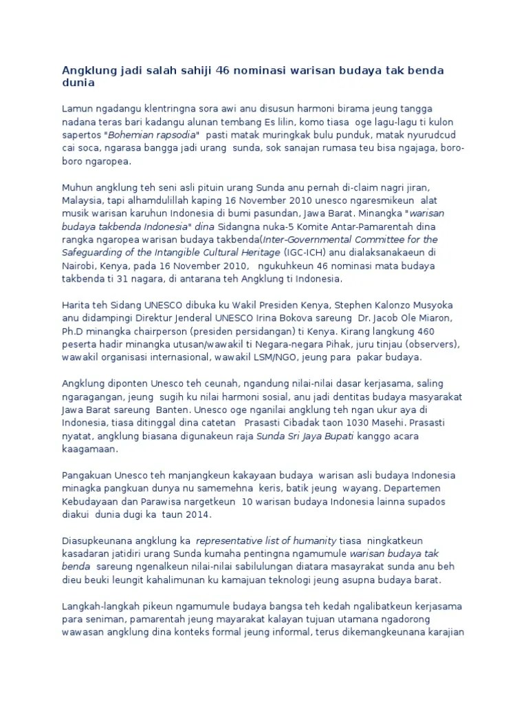 Artikel Sunda Kebudayaan | PDF