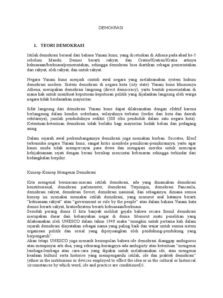 DEMOKRASI | PDF