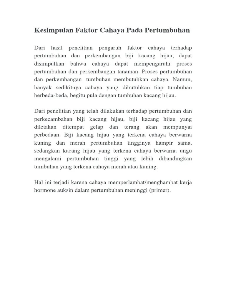 Kesimpulan Bio | PDF