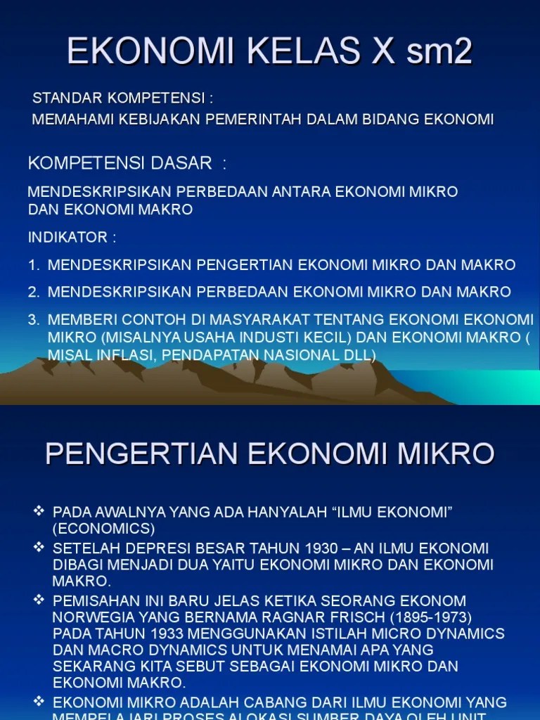 Perbedaan Ilmu Ekonomi Mikro Dan Makro - Berbagai Perbedaan