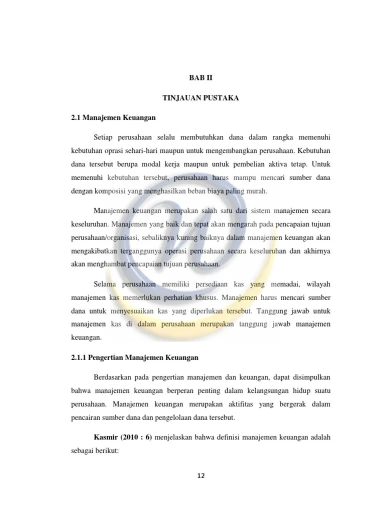 Pengertian Manajemen Keuangan