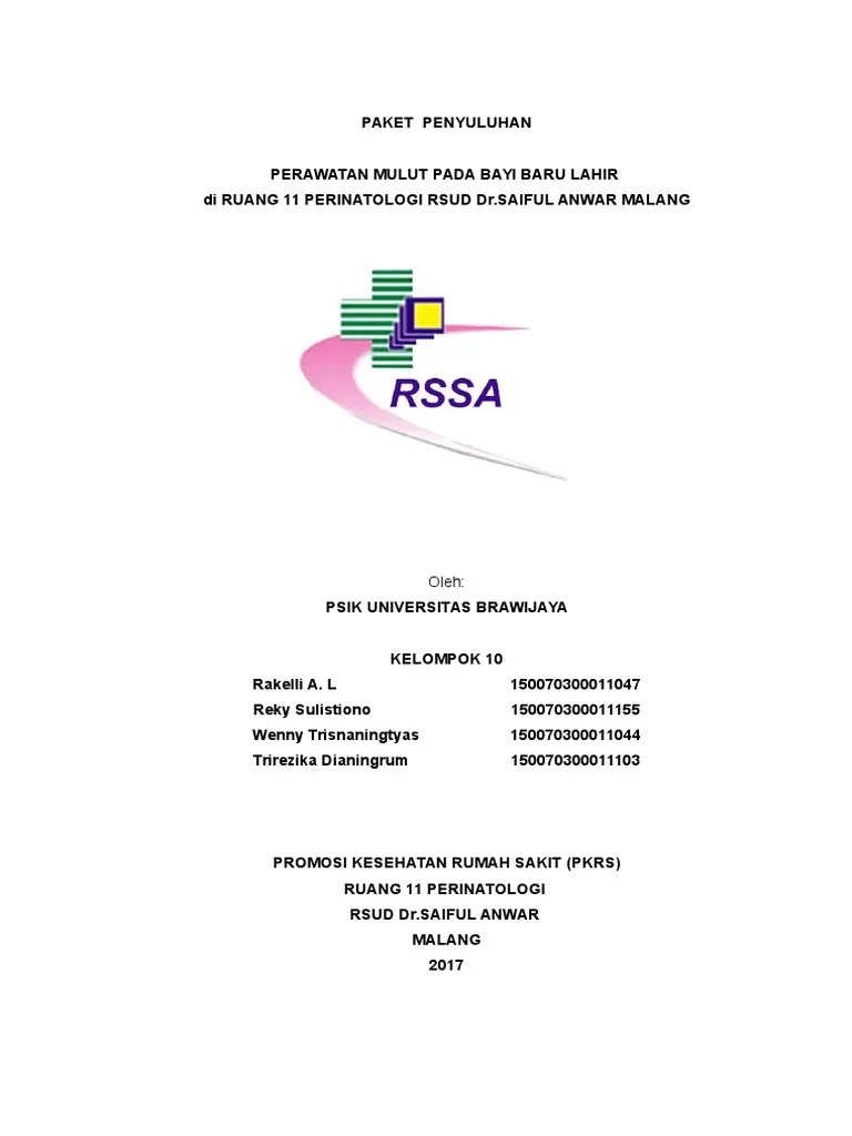 Sap Perawatan Mulut BBL | PDF