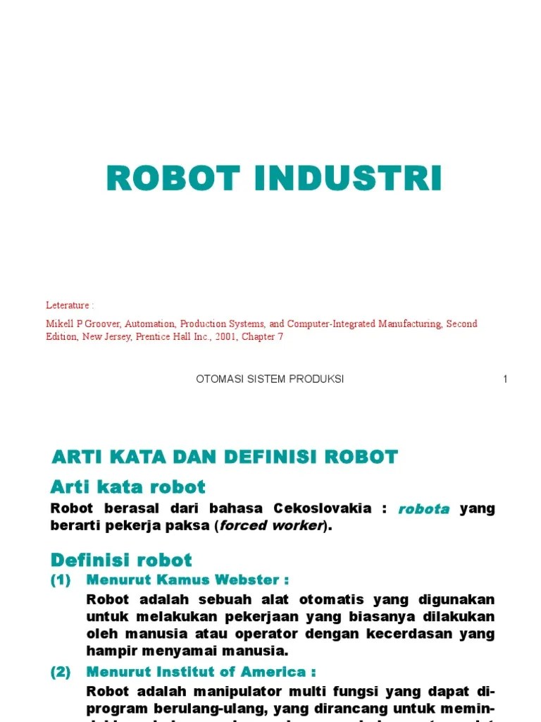 Robot Industri | PDF