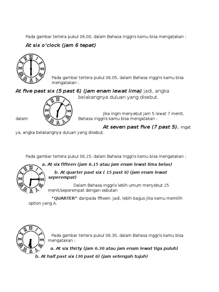 Show Time in English | PDF