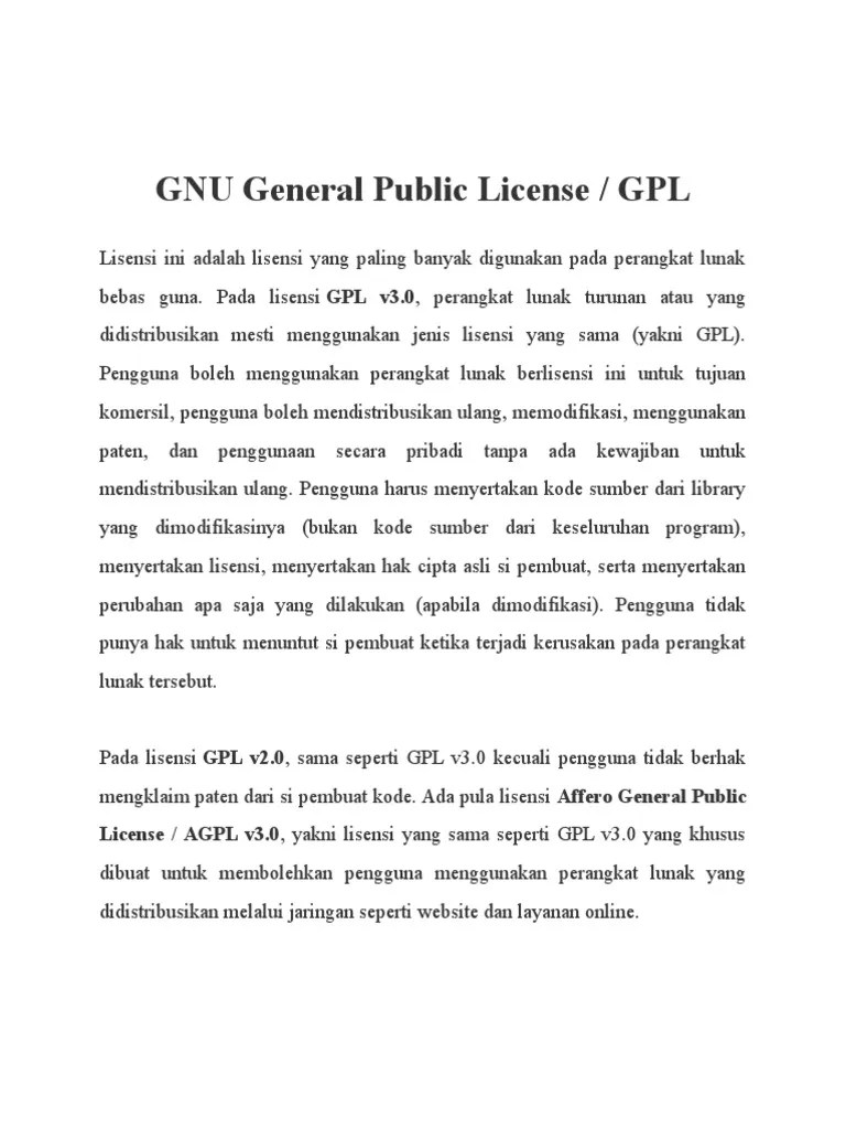 GNU General Public License
