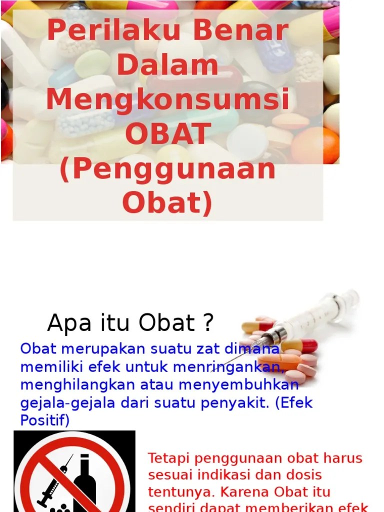 Penyuluhan Penggunaan Obat | PDF