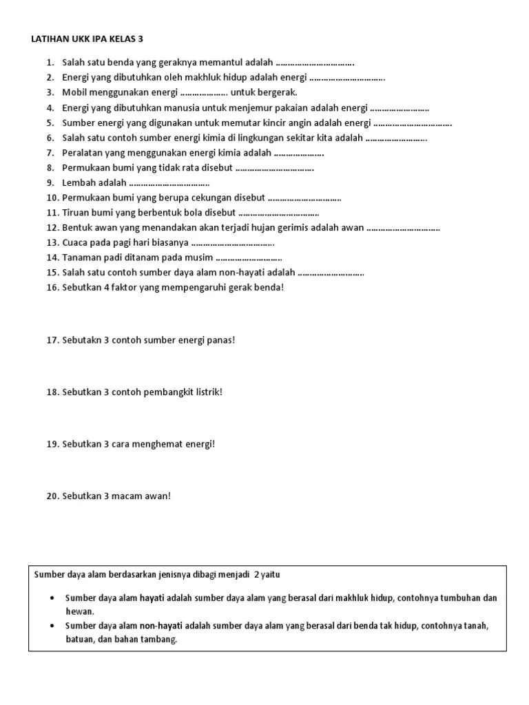 Sebutkan Bahan Tambang Yang Termasuk Sumber Energi - Coba Sebutkan