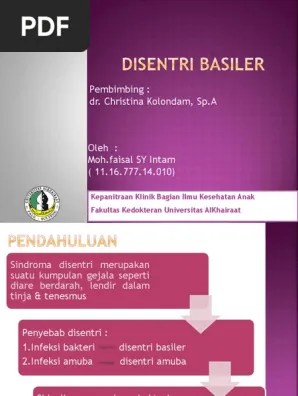 Disentri Basiler Anemia Defisiensi Besi