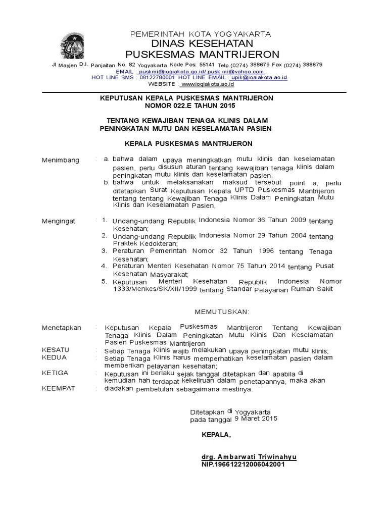 7.8.1.1 SK Pendidikan-Penyuluhan Pada Pasien | PDF