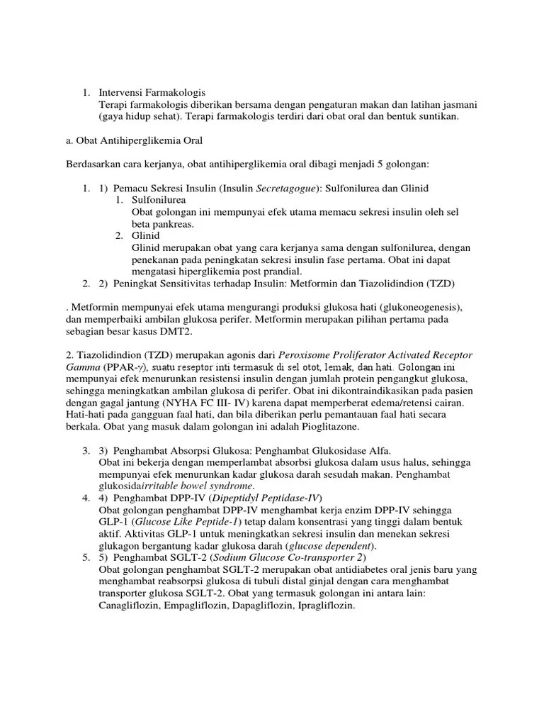 Intervensi Farmakologis | PDF