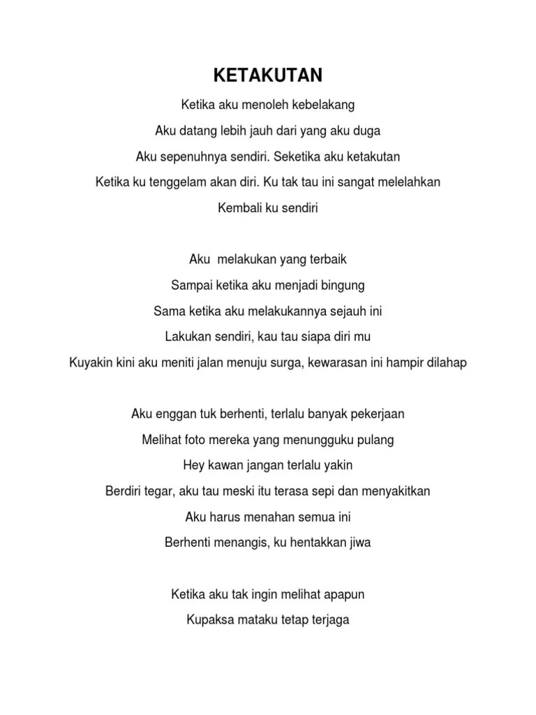 Puisi Ketakutan | PDF