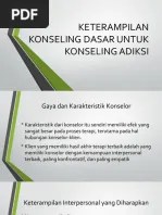 Konseling Dasar Adiksi Revisi 2015 | PDF