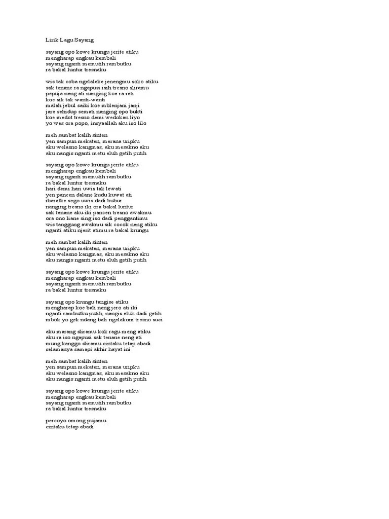 Lirik Lagu Apa Agaknya Kabarmu Disana