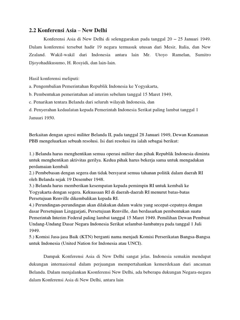 Konferensi Asia - New Delhi | PDF