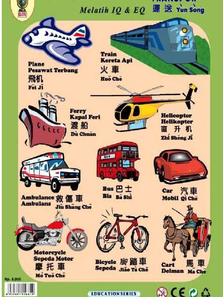 Gambar Alat Transportasi Darat