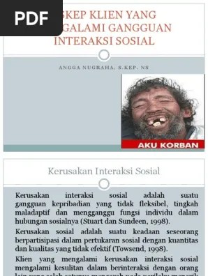 Askep Gangguan Interaksi Sosial | PDF