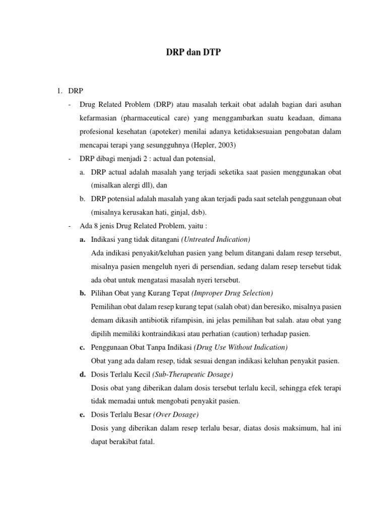 DRP Dan DTP | PDF