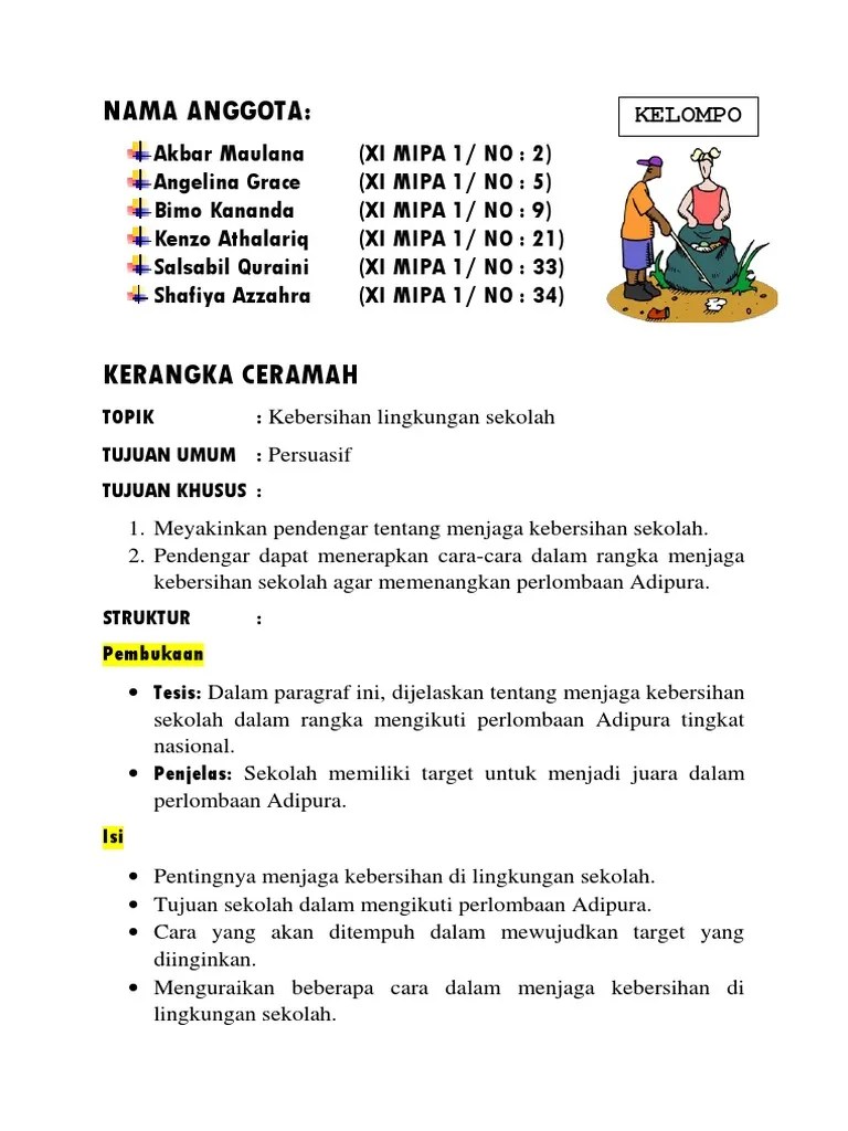 Kerangka Ceramah | PDF