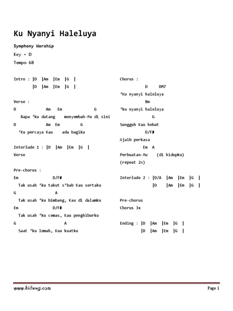 Ku Nyanyi Haleluya | PDF
