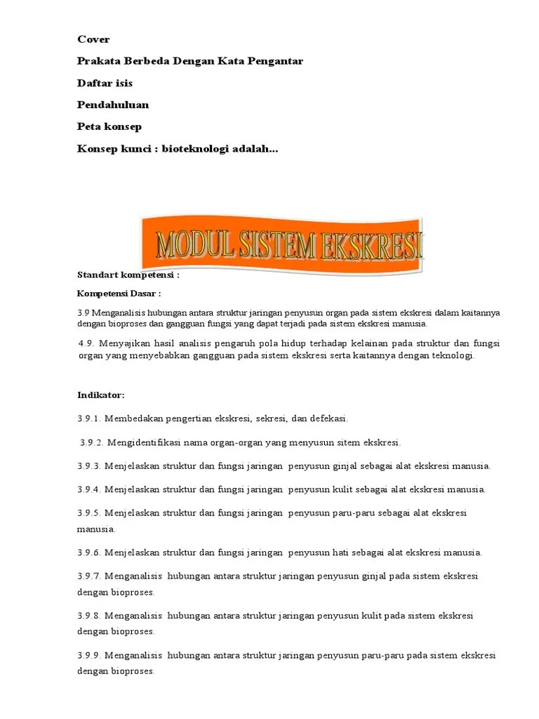 Modul Sistem Ekskresi | PDF