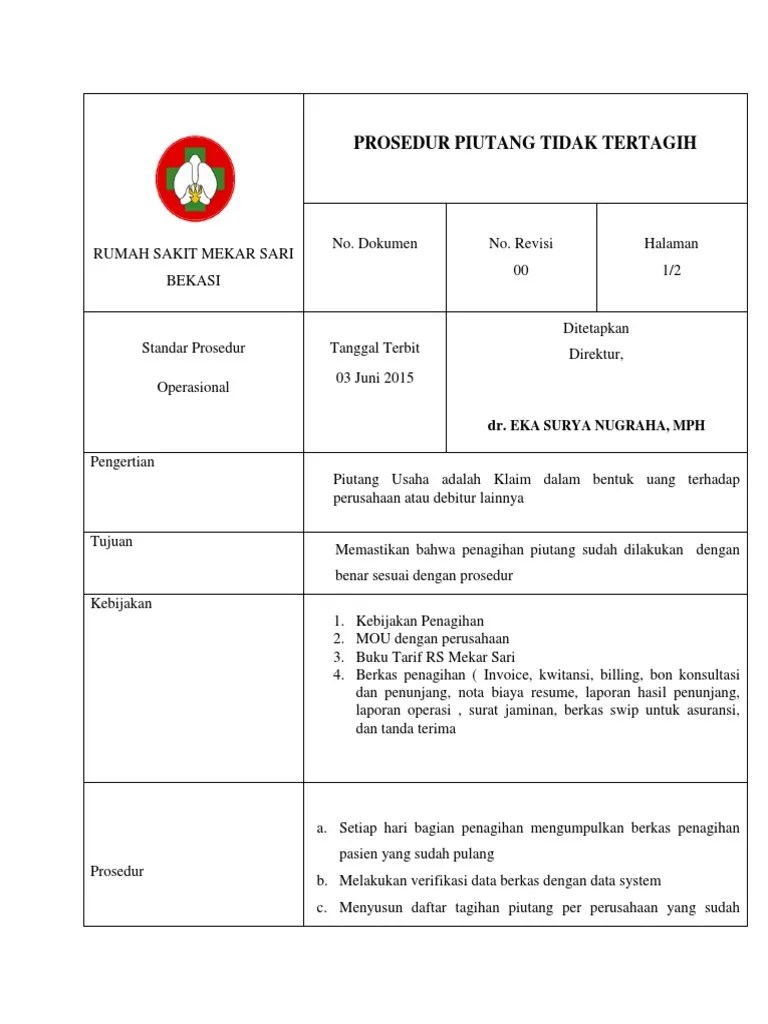 SPO Penagihan | PDF