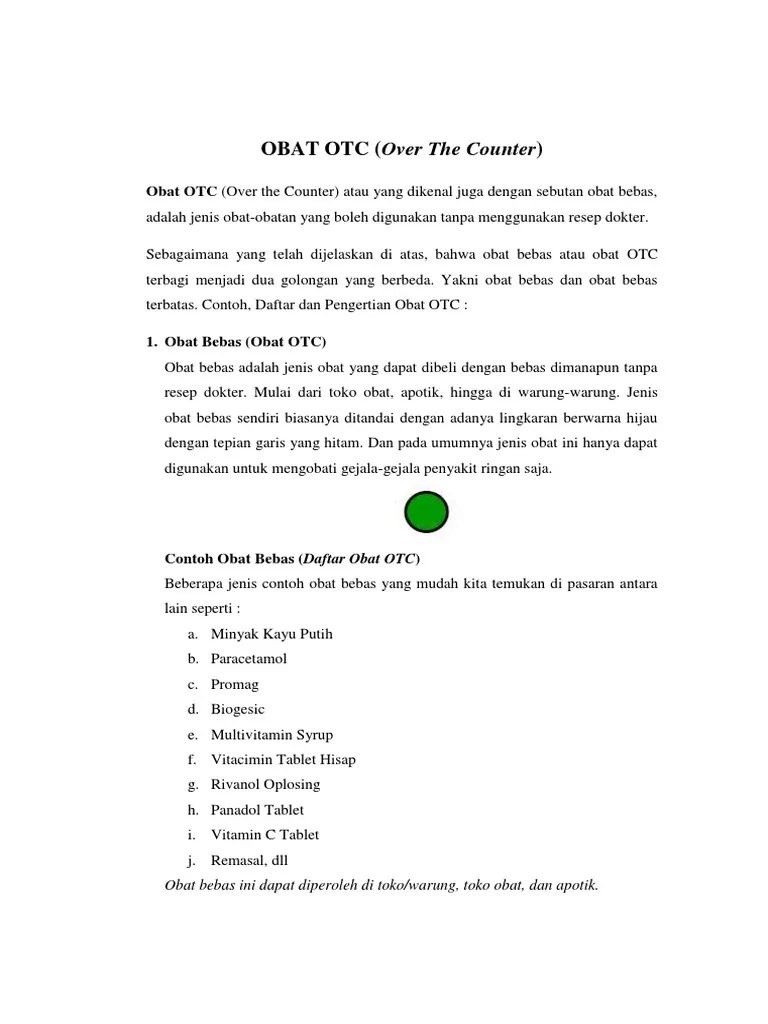Obat Otc | PDF