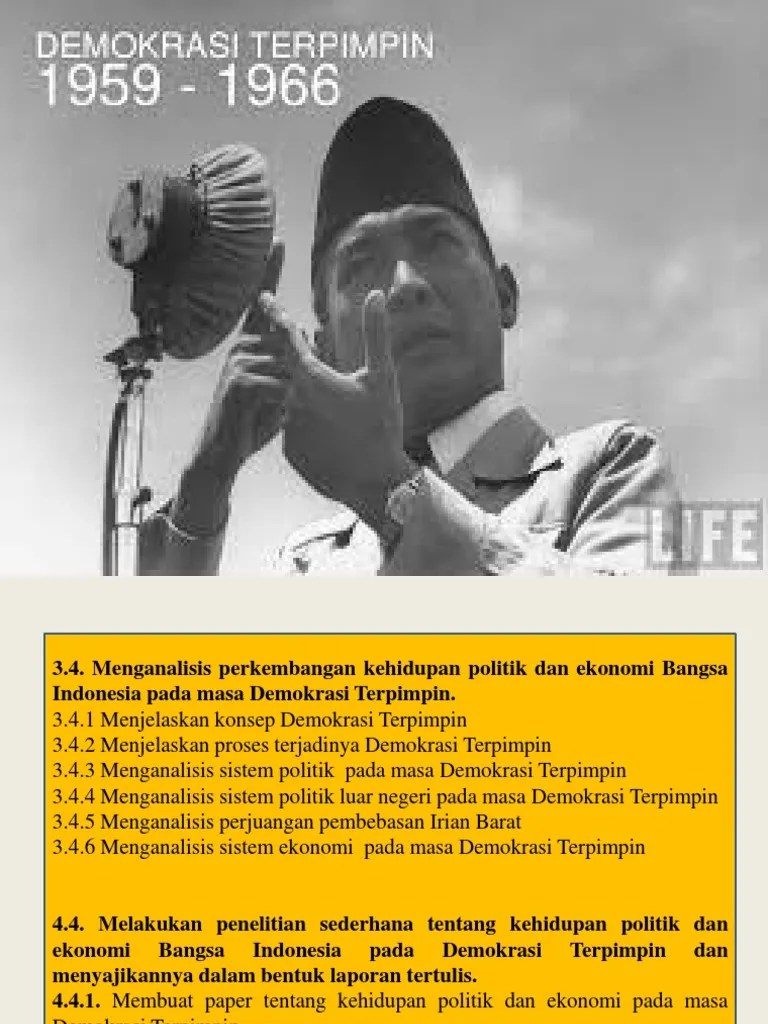 Demokrasi Terpimpin | PDF