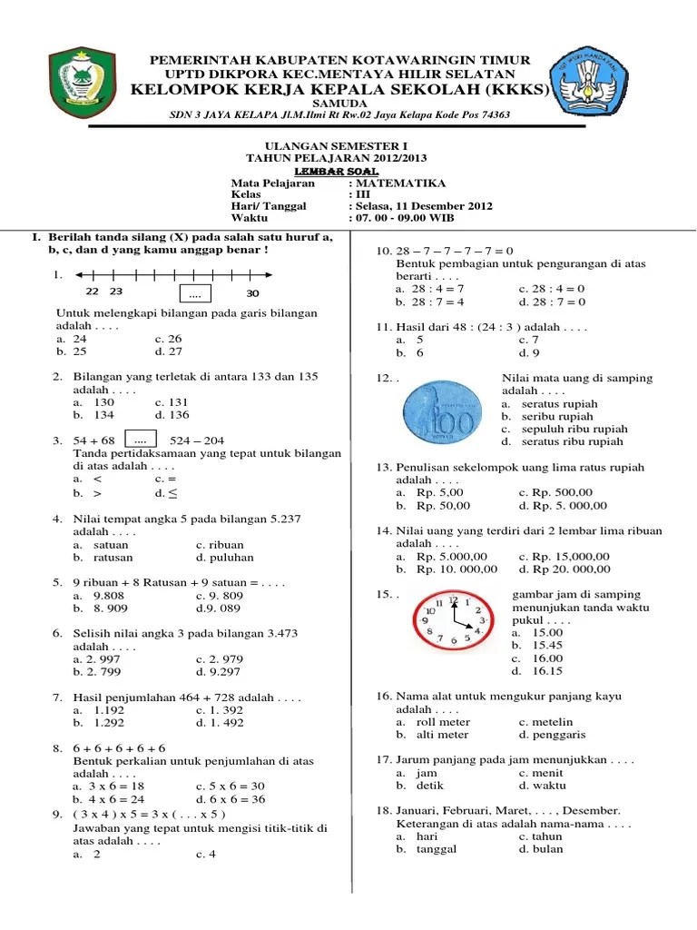 Selisih Angka 3 Pada Bilangan 3473 Adalah – Sekali