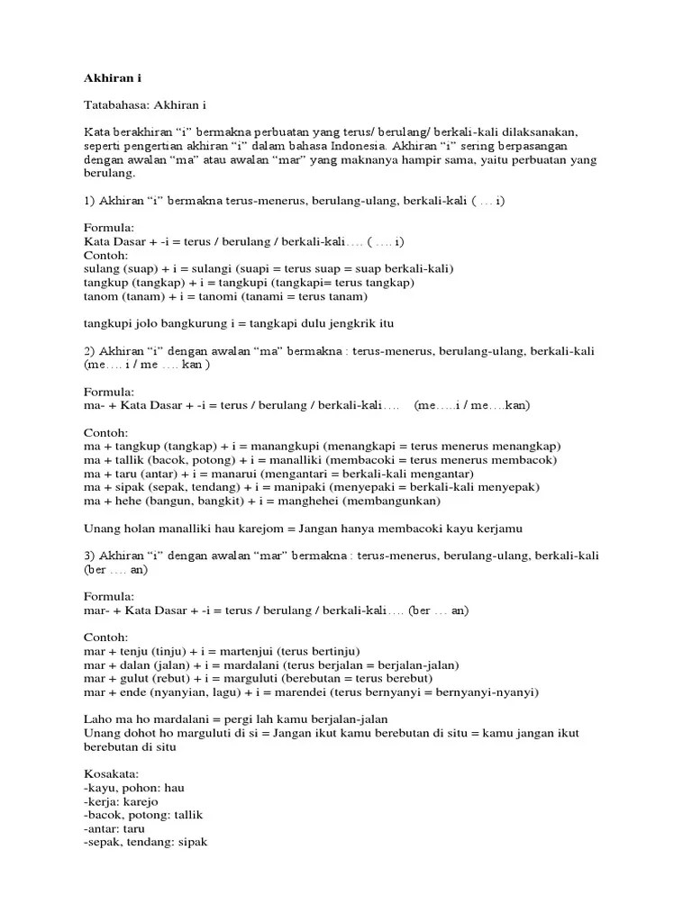 Akhiran I Dan Kan | PDF