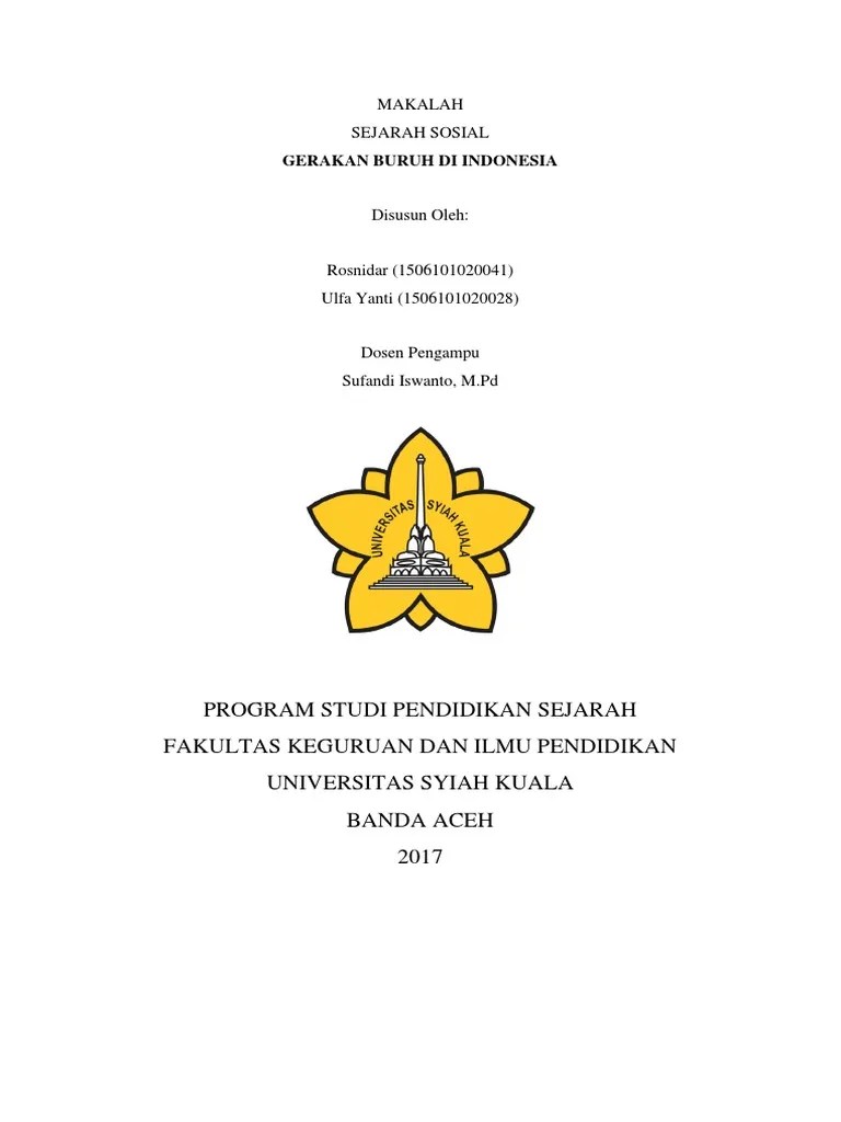 Sejarah Gerakan Buruh | PDF
