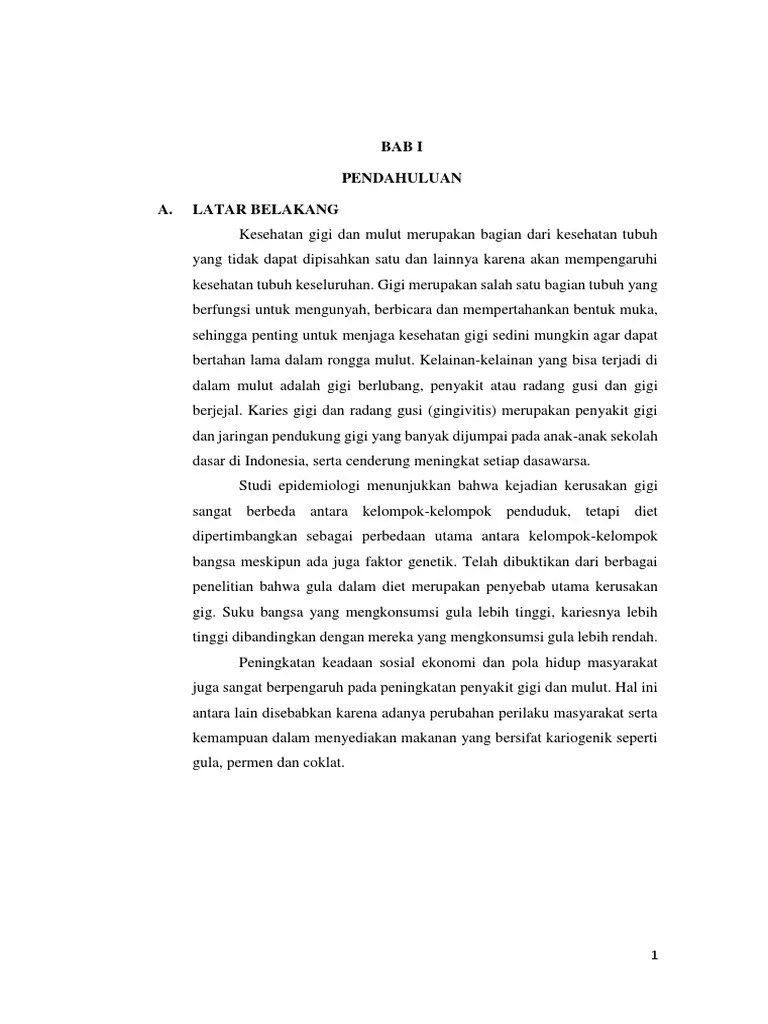 Contoh Laporan Penyuluhan Kebersihan Gigi Dan Mulut | PDF