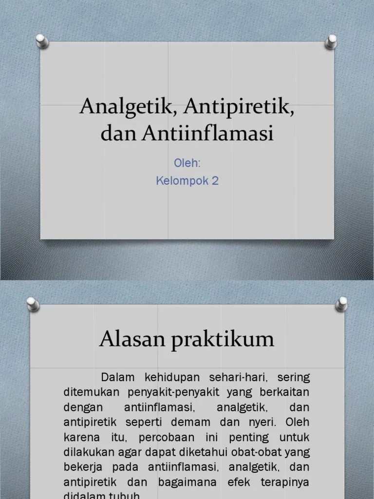 Analgetik, Antipiretik, Dan Antiinflamasi | PDF