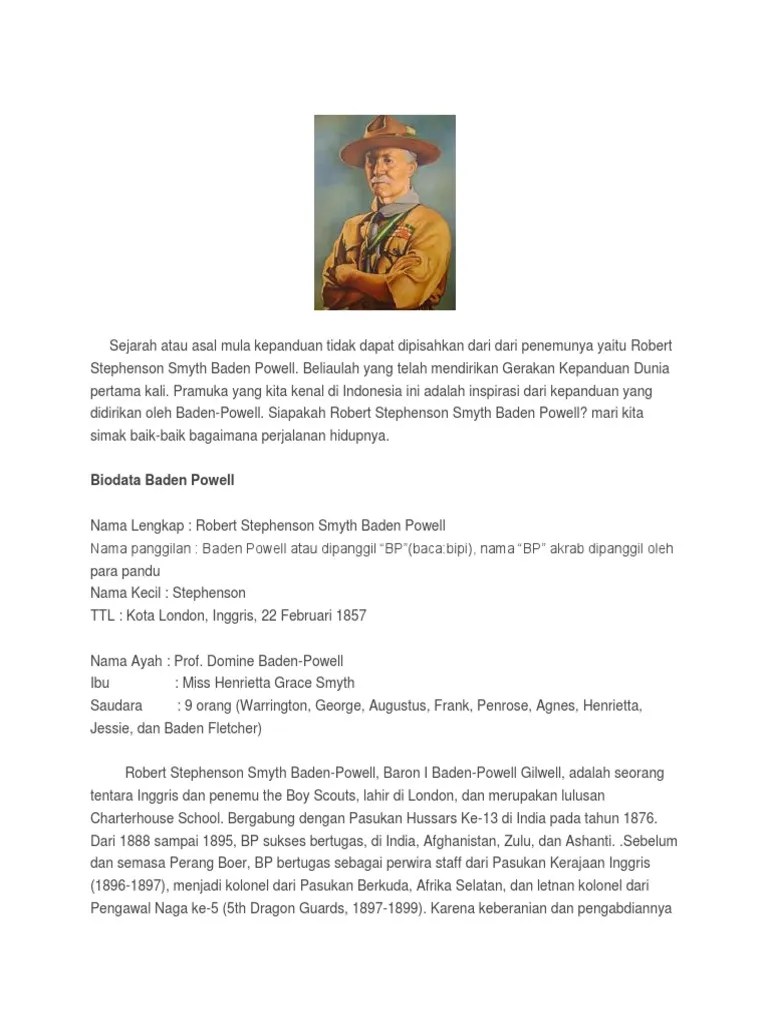 Biografi Baden Powell | PDF