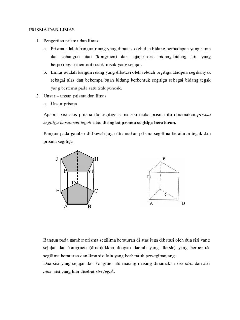 Limas Dan Prisma | PDF