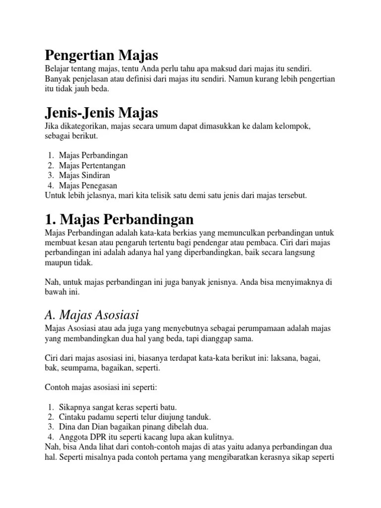 Contoh Majas Simbolik Dan Artinya