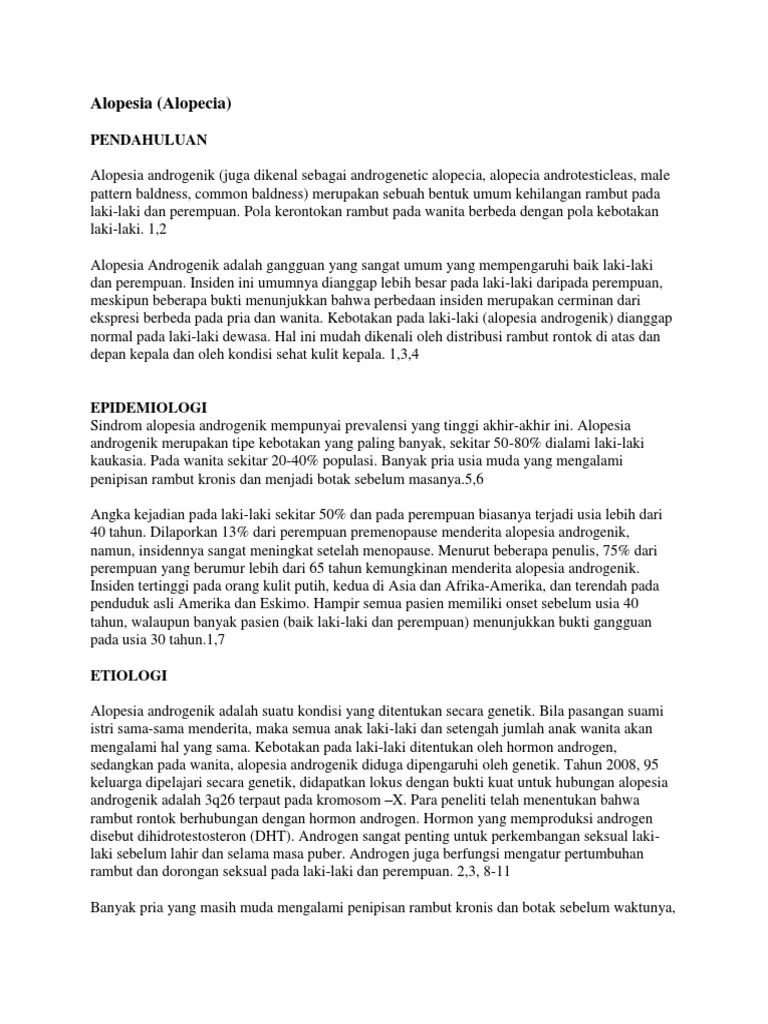 Alopesia Androgenik | PDF