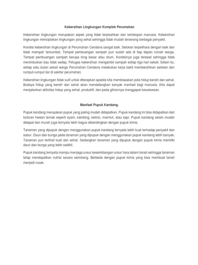 Teks Laporan Hasil Observasi | PDF