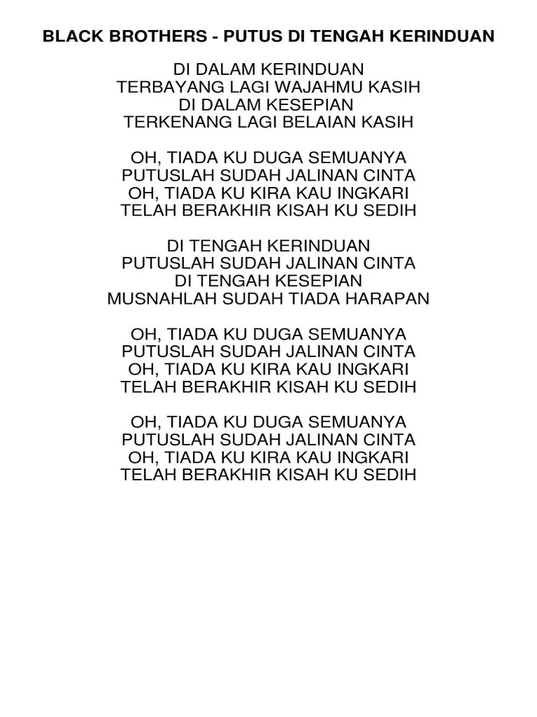 Lirik Lirik Lagu | PDF