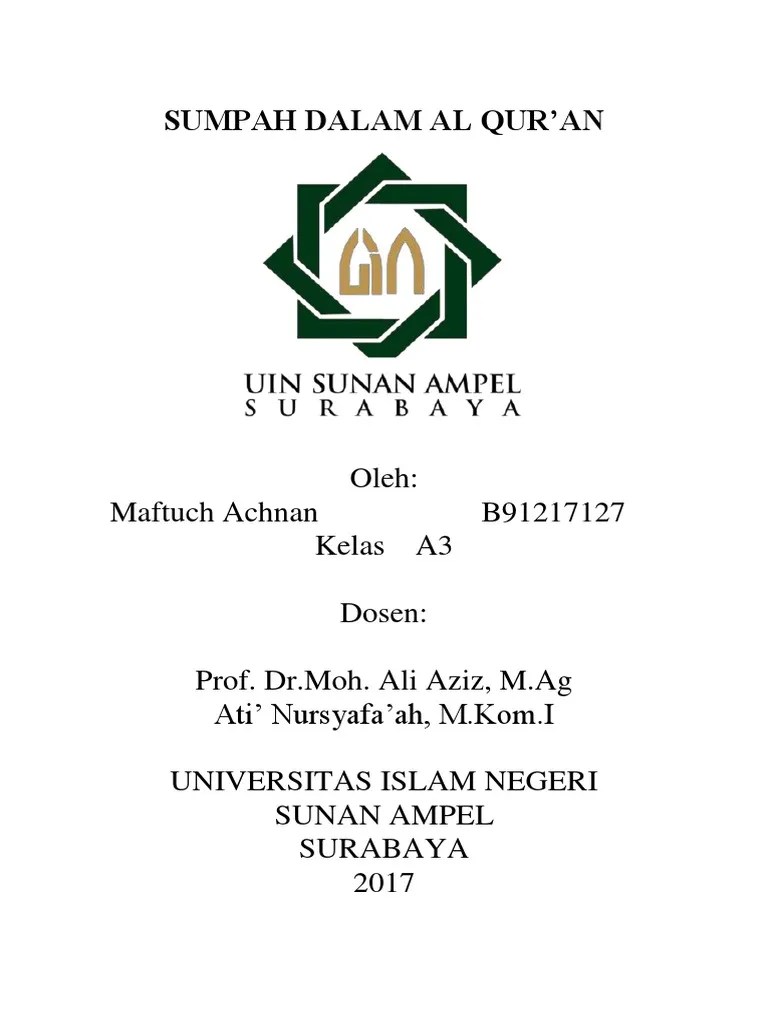 Sumpah Dalam Al Qur | PDF