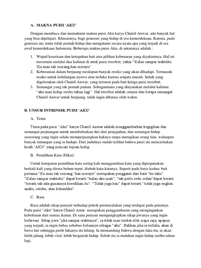 Makna Puisi | PDF
