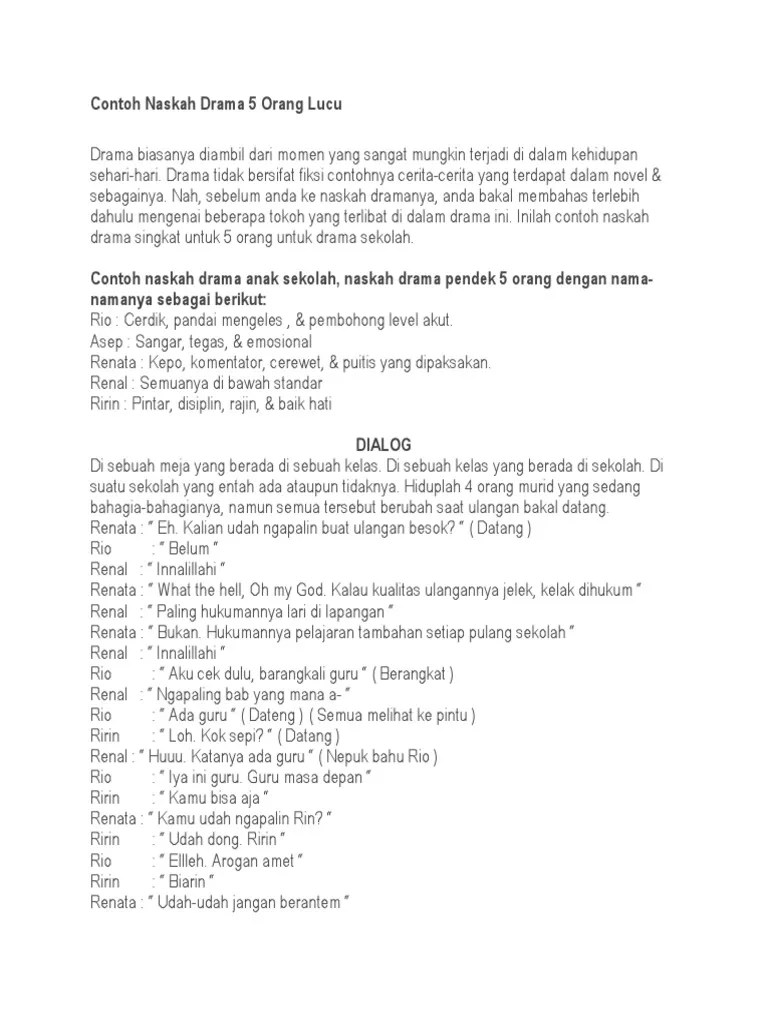 70+ Contoh Naskah Cerita Anak