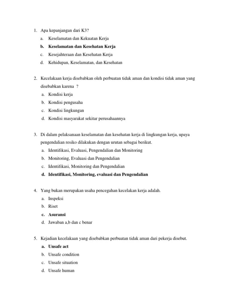 Apa Kepanjangan Dari K3 | PDF