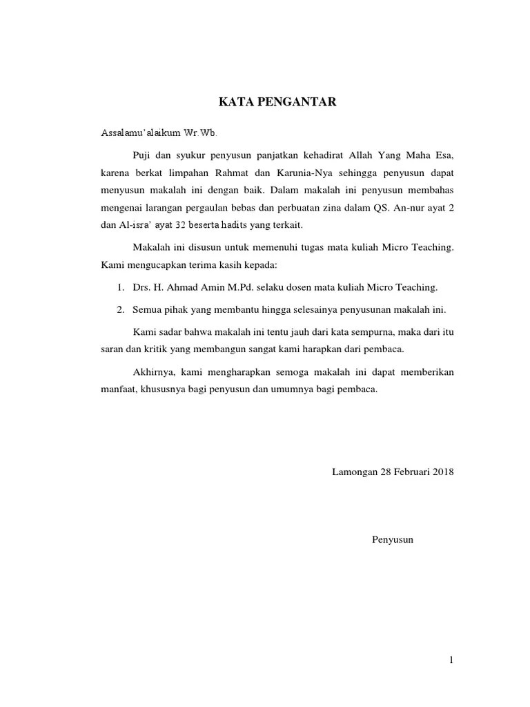 Qs. An-Nur Ayat 2 Dan Qs. Al-Isra' Ayat 32 | PDF