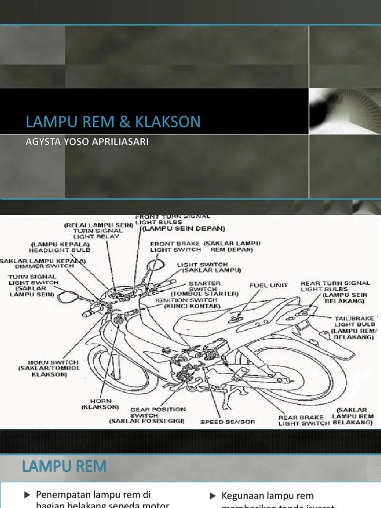 Lampu Rem &amp; Klakson | PDF