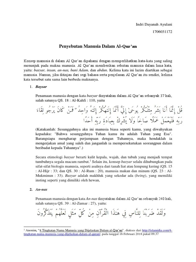 Nama Nama Al Quran Dan Maksudnya