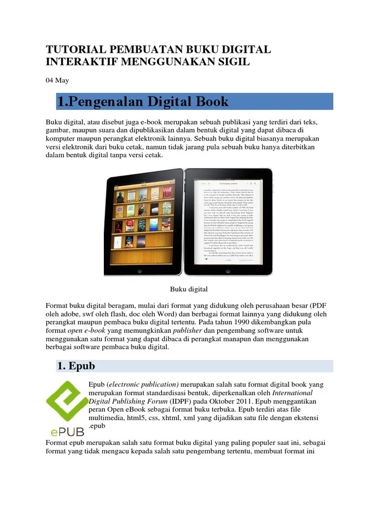 Tutorial Pembuatan Buku Digital Interaktif Menggunakan | PDF