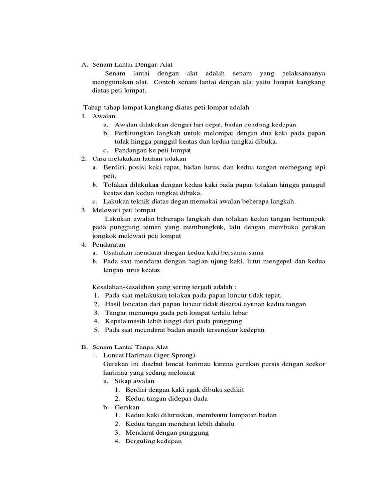 Gerakan Loncat Harimau Disebut Juga Dengan