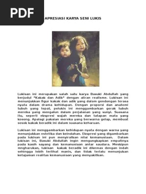 Apresiasi Karya Seni Lukis | PDF