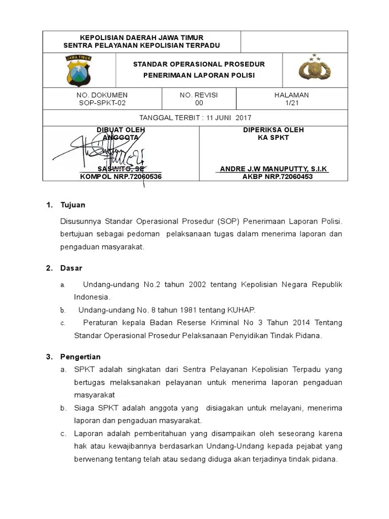 SOP Pelayanan Publik ZI | PDF